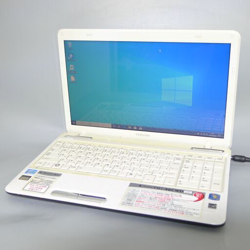 新品高速SSD WiFi有 ノートパソコン 15.6型 TOSHIBA 東芝 T351/46CWD 中古美品 第2世代Core i5 4GB DVDマルチ 無線 Windows10 Office