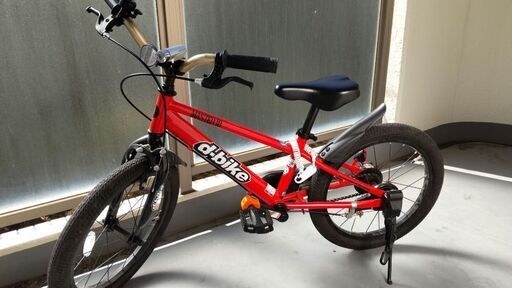 ★d-bike（18インチ）★補助輪外しの時期から長く使えます★室内保管のため美品★