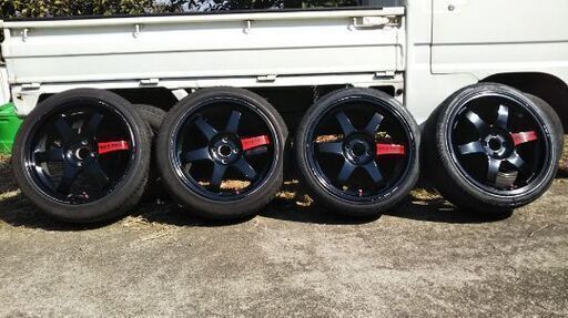 RAYS レイズ VOLK RACING  TE37  17インチ 7.5J +40  ホイール4本セット 4穴