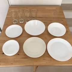 【ネット決済】食器セット18皿＋グラス4つ！