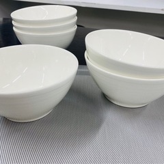 食器　白皿　陶器　小どんぶり　6枚セット