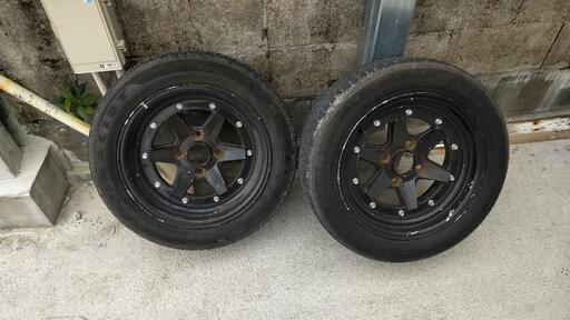 LONG CHAMP ロンシャン 15インチ 2本アルミホイール 7j+11 旧車