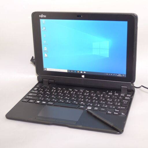 高速SSD Wi-Fi有 タブレット ノートパソコン 10.1型 富士通 Q506/ME 中古良品 Atom 4GB 無線 Bluetooth webカメラ Windows10 Office