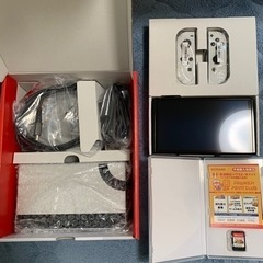 Nintendo Switch 有機ELモデル ホワイト ソフト付(パワプロクンポケットR)