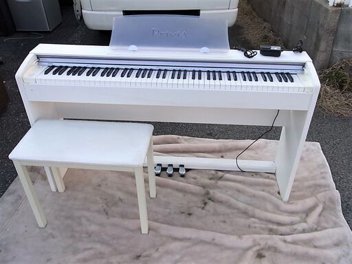 CASIO プリヴィア PX-735 電子ピアノ 88鍵盤/３本ペダル イス付き