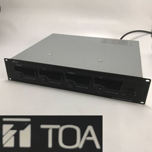 PH7/85　TOA DIGITAL POWER AMPLIFIER DA-550F デジタルパワーアンプ 動作品 550W×4ch 中古