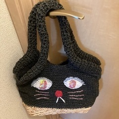 可愛い黒猫のバッグ