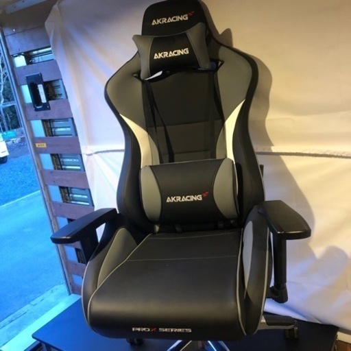 値下げ！再掲載② 【美品】AKRACING ゲーミングチェア Pro-X gray グレー プロ シリーズ レーシング 人気