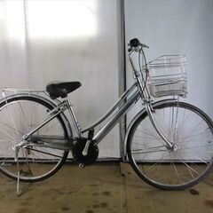 B773　限定特価　整備済み★ブリヂストン　アルベルト　シルバー★ 中古自転車 【26インチ 】