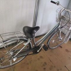 B773　限定特価　整備済み★ブリヂストン　アルベルト　シルバー★ 中古自転車 【26インチ 】