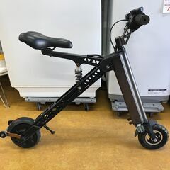 【ネット決済・配送可】電動スクーターアブソーバ付き 小径自転車