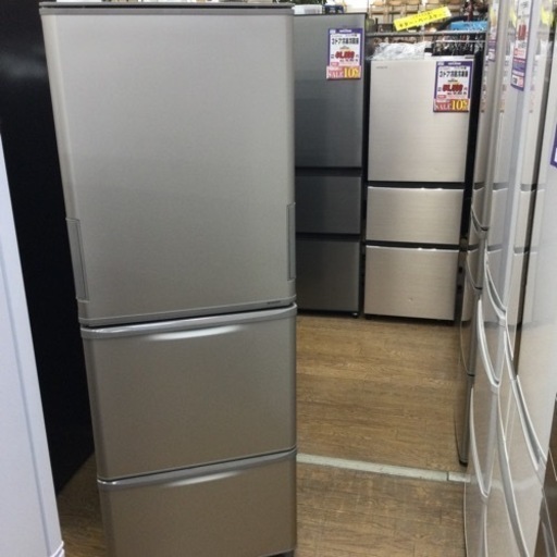 #N-106【ご来店頂ける方限定】SHARPの3ドア冷凍冷蔵庫です