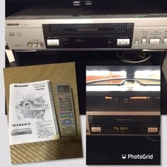 最終値下げ‼️再生確認済み　シャープ　ビデオデッキ　VHS HQ...