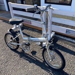 【ネット決済】CAPTAIN STAG 折畳み自転車 16インチ 中古