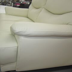 R305 NITORI 2人用合皮ソファ(Nシールドキャッツ3 IV) 美品