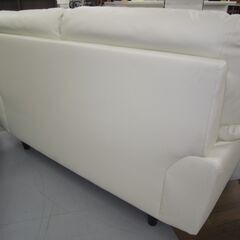 R305 NITORI 2人用合皮ソファ(Nシールドキャッツ3 IV) 美品