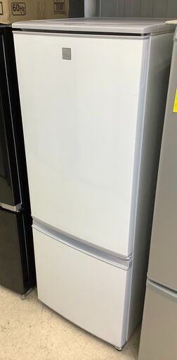 SHARP/シャープ 2ドア冷蔵庫 167L SJ-17E6-KW 2019年製【ユーズドユーズ名古屋天白店】 J1617