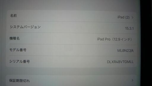 ipad pro 12.9インチ ML0N2J/A 128GBモデル 完動品+ケース 【公式通販】