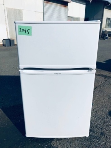 ✨2018年製✨2045番 simples✨2ドア冷凍冷蔵庫✨SP-290L‼️の画像