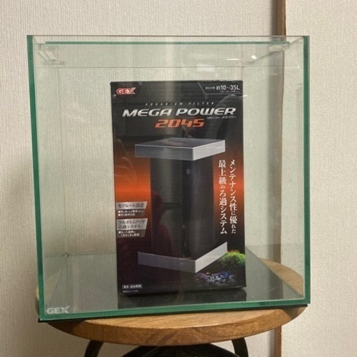 水槽 30cmキューブと外部式フィルター Tantan 浦添前田のその他の中古あげます 譲ります ジモティーで不用品の処分
