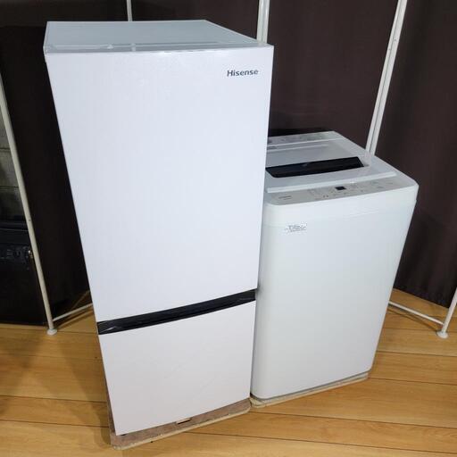 r売約済み❌最新2021年製！ホワイトインテリア！Hisense 家電セット 冷蔵庫 洗濯機
