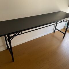 テーブル(幅1800×奥行450mm ブラック)