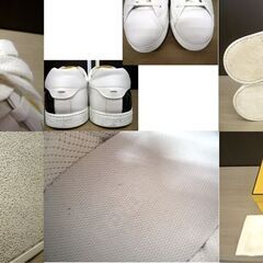 フェンディ スニーカー ホワイト FFモノグラム 7E 1408 サイズ8 日本