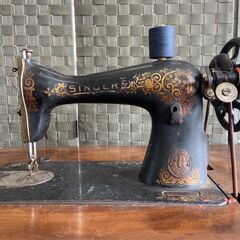 リサイクルショップどりーむ荒田店　763　ミシンテーブル　アンティーク家具　SINGER　 リサイクルショップどりーむ荒田店 763 ミシンテーブル アンティーク