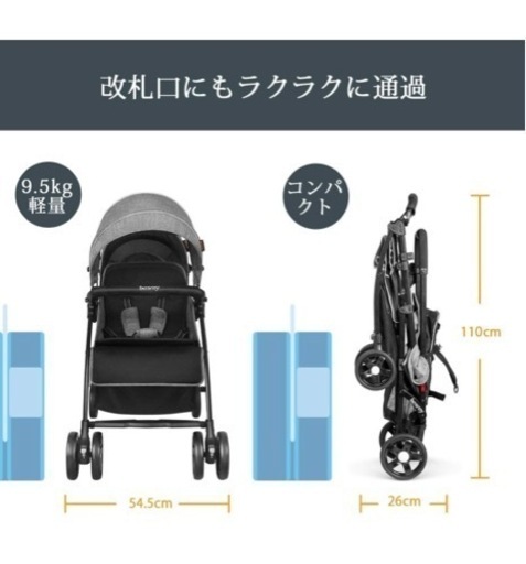 2人乗りベビーカー(使用半年間だけ)美品