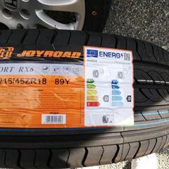 ホンダ純正アルミホイール　18インチ　新品タイヤ付