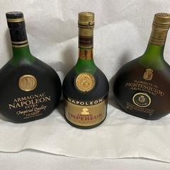 ブランデー古酒3本セット　80年〜90年輸入品
