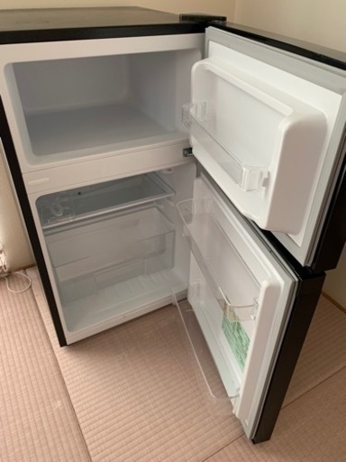 【お取引き先決まりました　使用期間1ヶ月　お値下げしました　美品です】冷蔵庫 一人暮らし 90L 冷凍庫 コンパクト 冷凍冷蔵庫90L IRSD-9B アイリスオーヤマ