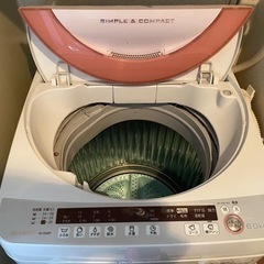 シャープ2015年製　洗濯機