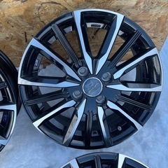 美品　ENKEI SMACK 15インチ　ブラック　シルバー