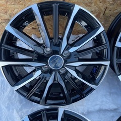 美品　ENKEI SMACK 15インチ　ブラック　シルバー