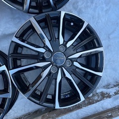 美品　ENKEI SMACK 15インチ　ブラック　シルバー