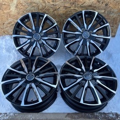 美品　ENKEI SMACK 15インチ　ブラック　シルバー