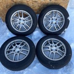 タイヤイボ付き　アルミホイール付　DURAN MUTECH 175/65R14 夏タイヤ