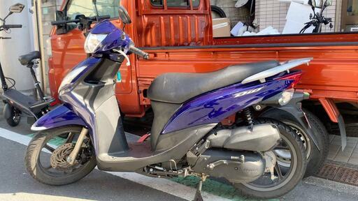 東京大塚発ホンダ　DIO110　JF31　色青　現役バイク自賠責付き試乗も可能、乗って帰れます！