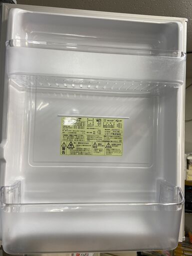 リサイクルショップどりーむ荒田店　830　冷蔵庫　SHARP　２０１８年製　137L　SJ-D14D-S　良品
