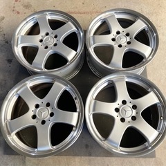ユーロデザインBCタイプ メルセデスベンツ18インチ中古4本セット！8.5J-18