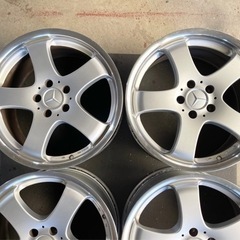 ユーロデザインBCタイプ メルセデスベンツ18インチ中古4本セット！8.5J-18