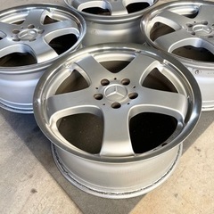 ユーロデザインBCタイプ メルセデスベンツ18インチ中古4本セット！8.5J-18