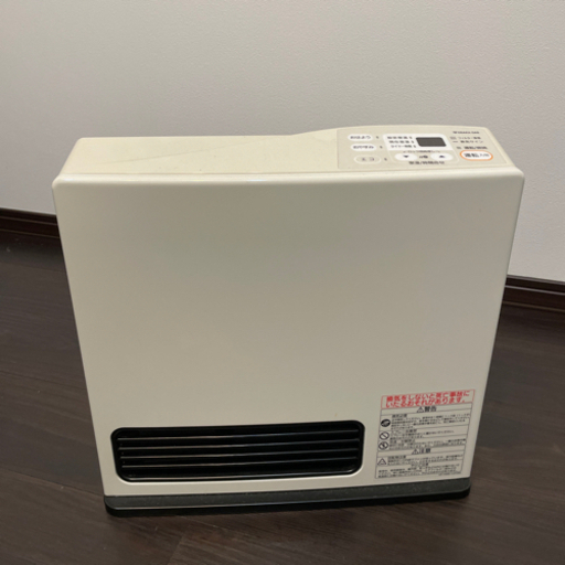 ガスファンヒーター　3回のみ使用