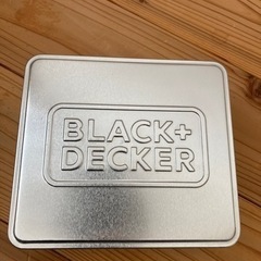 black decker ラゲッジテーブル　エンボス缶