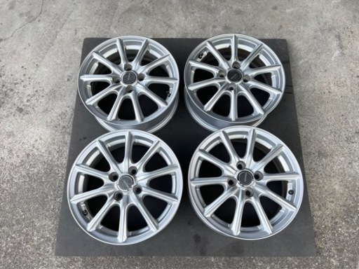15インチブリヂストンホイール エコフォルムSE-15中古4本セット！トヨタ車専用コンパクトカー