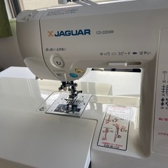 JAGUERミシンCD-2203W 付属品付