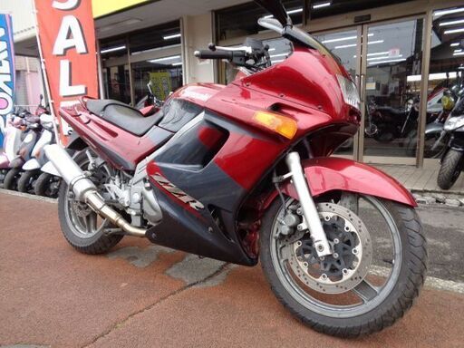 NO.4172　ＺＺＲ２５０　水冷４サイクル２気筒２５０ｃｃエンジン　ワインレッド＆グレー　☆彡