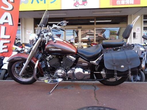 NO.4175 ドラッグスター４００クラシック (DRAGSTAR)　空冷４サイクルＶツインエンジン　オレンジ＆ブラウン　　☆彡