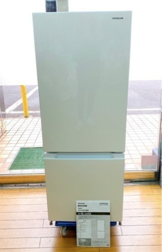 【動作品】2021年製 日立 HITACHI 冷凍冷蔵庫 RL-154NA 中古 現状品